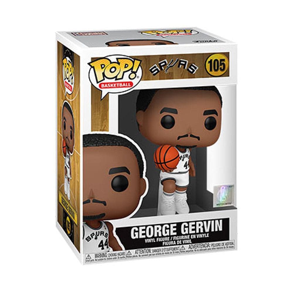 Funko Figures George Gervin San Antonio Spurs Funko NBA Legends Pop 3.75" Figure - Home