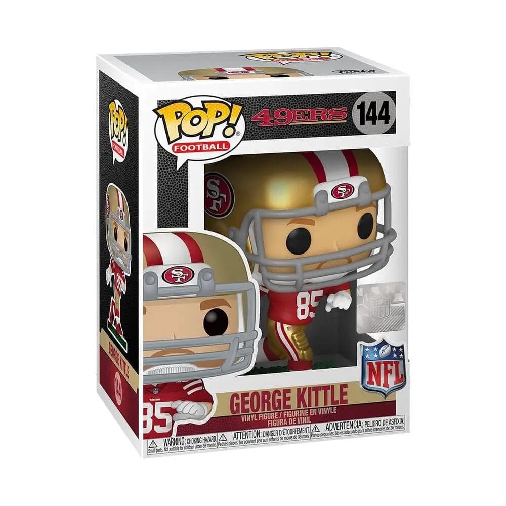 Funko Figures George Kittle San Francisco 49ers Funko NFL Pop Vinyl 3.75" 144 Figure - Red