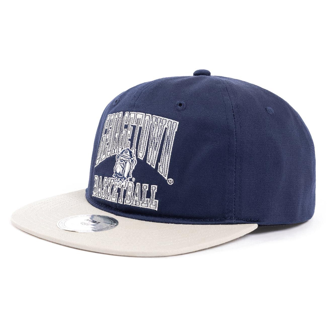 NCAA Branded Caps Georgetown Hoyas NCAA Team Arch Deadstock Snapback Hat - Navy