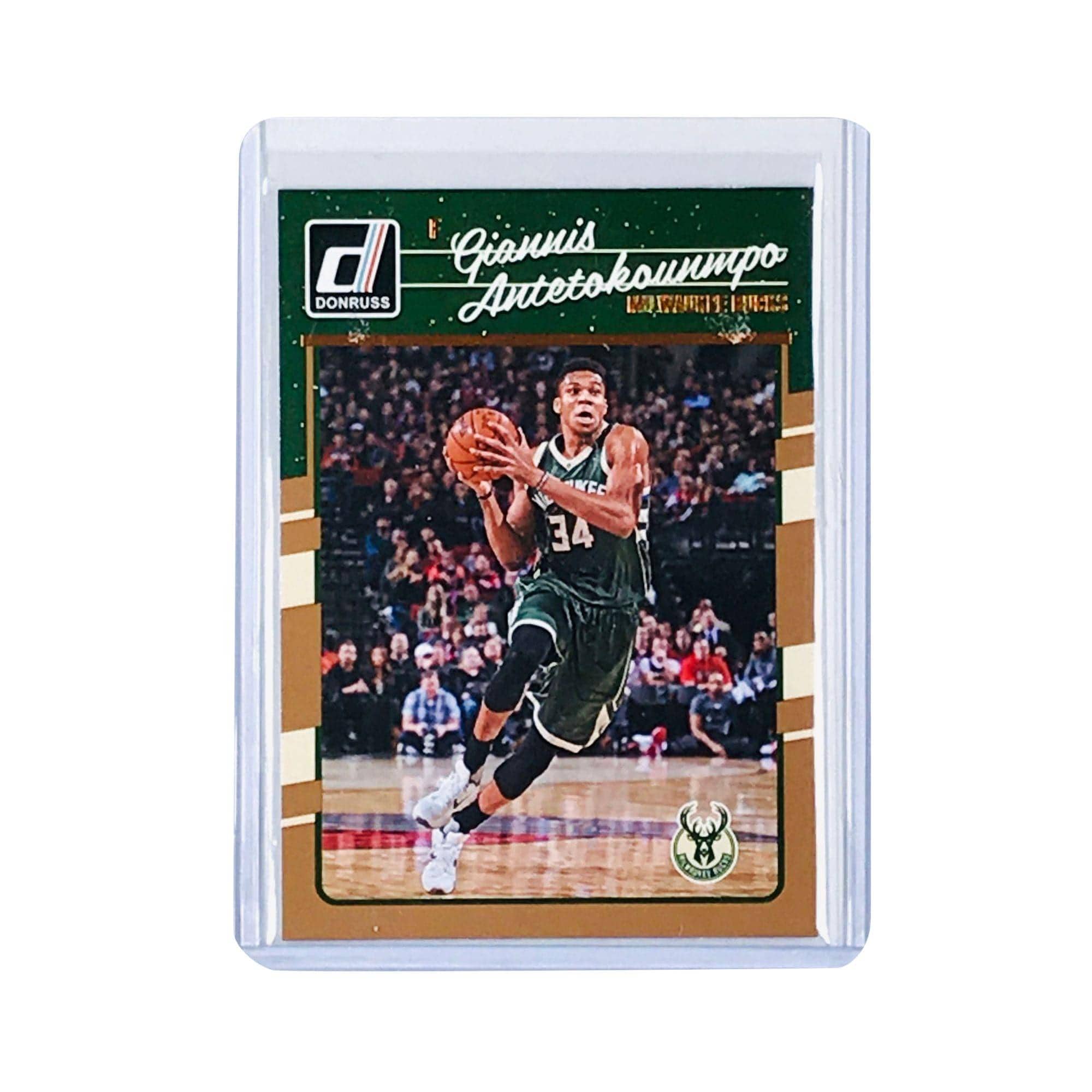 Panini Cards Giannis Antetokounmpo Milwaukee Bucks 2016-17 Panini Donruss NBA Base Card