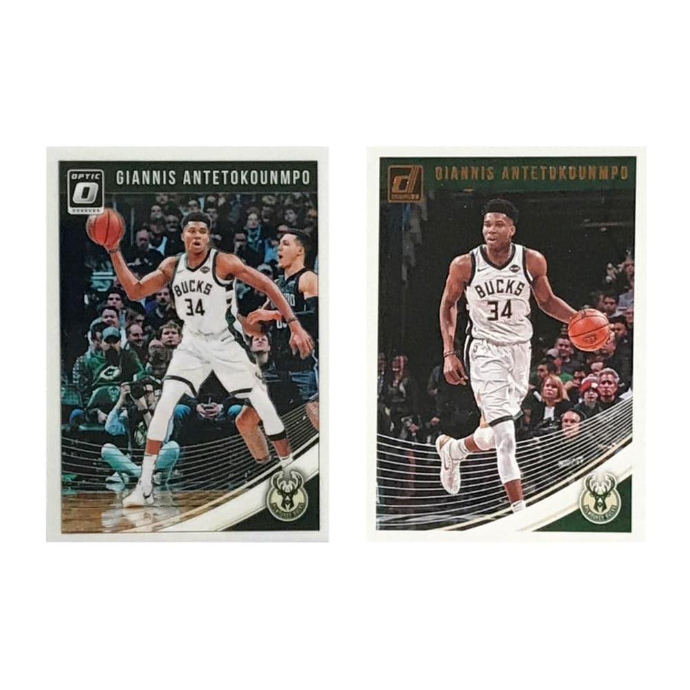 Panini Cards Giannis Antetokounmpo Milwaukee Bucks 2019 Panini NBA 2 Insert Card Set