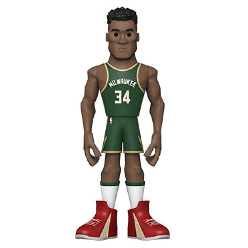 Funko Figures Giannis Antetokounmpo Milwaukee Bucks Funko NBA 5" Vinyl Gold Figure