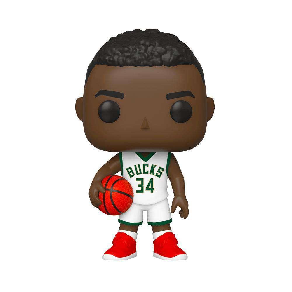 Funko Figures Giannis Antetokounmpo Milwaukee Bucks Funko NBA Pop 68 Figure - White