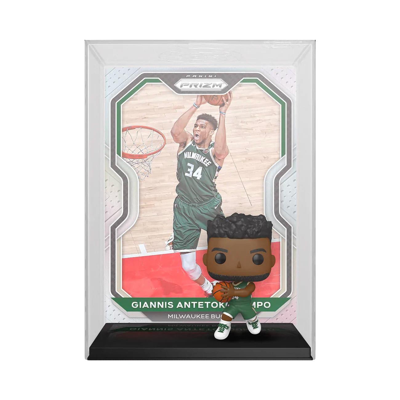 Funko Figures Giannis Antetokounmpo Milwaukee Bucks Funko NBA Prizm Trading Card Figure