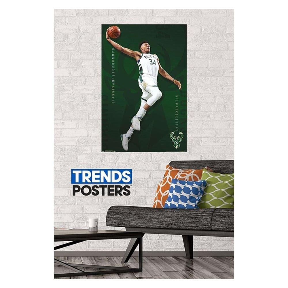 Trends International Posters Giannis Antetokounmpo Milwaukee Bucks Trends NBA 57 x 86cm Poster