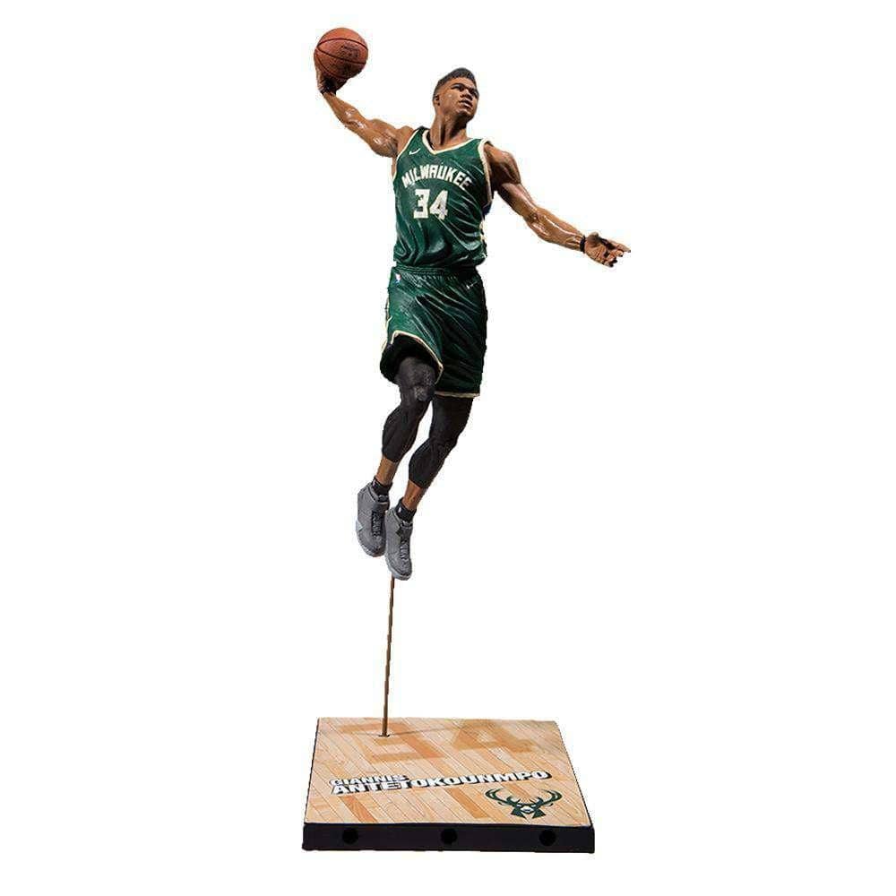 McFarlane Toys Figures Giannis Antetokuonmpo Milwaukee Bucks McFarlane NBA 2K19 Series 7" Figure - Green