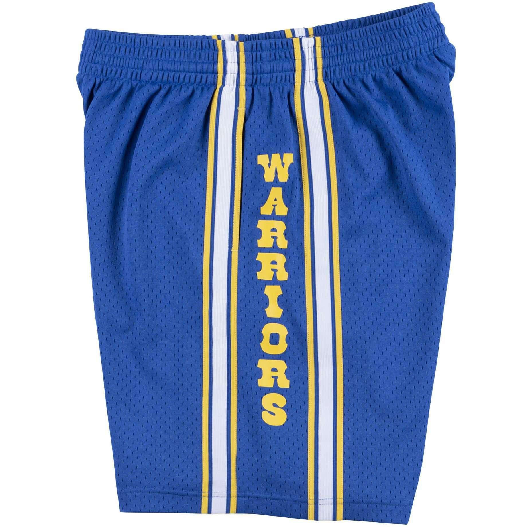 Mitchell And Ness Shorts Golden State Warriors Mitchell & Ness NBA 81-82 Swingman Shorts - Blue