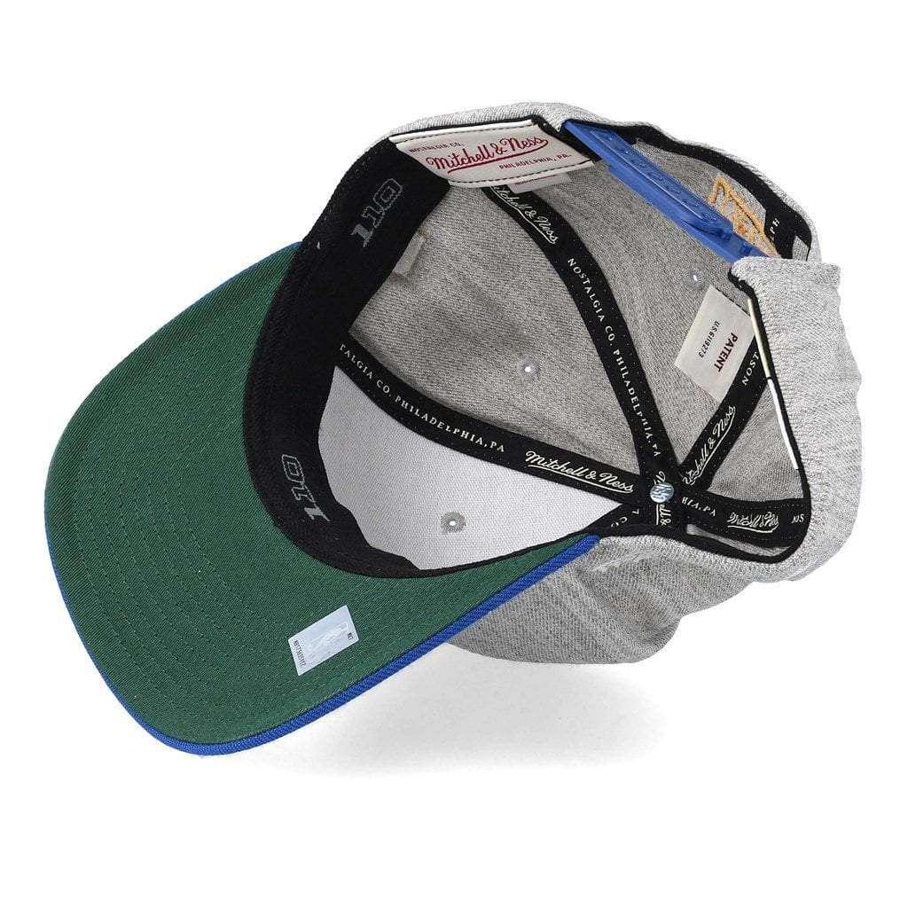 Mitchell And Ness Caps Golden State Warriors Mitchell & Ness NBA Hometown 110 Curve Snapback Hat - Heather