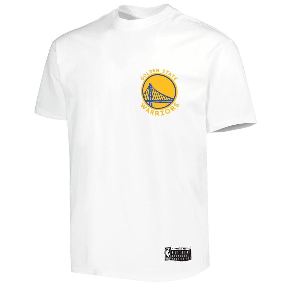 NBA Essentials T-Shirts Golden State Warriors NBA Essentials Team Logo Repeat T-Shirt - White