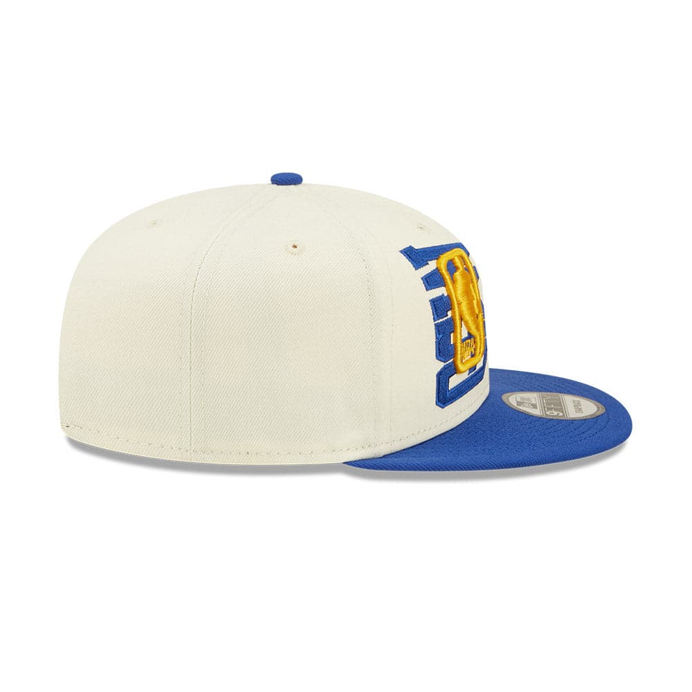 New Era Caps Golden State Warriors New Era NBA 2022 Draft 9FIFTY Snapback Hat - Cream