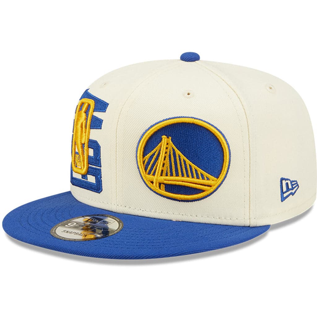 New Era Caps Golden State Warriors New Era NBA 2022 Draft 9FIFTY Snapback Hat - Cream