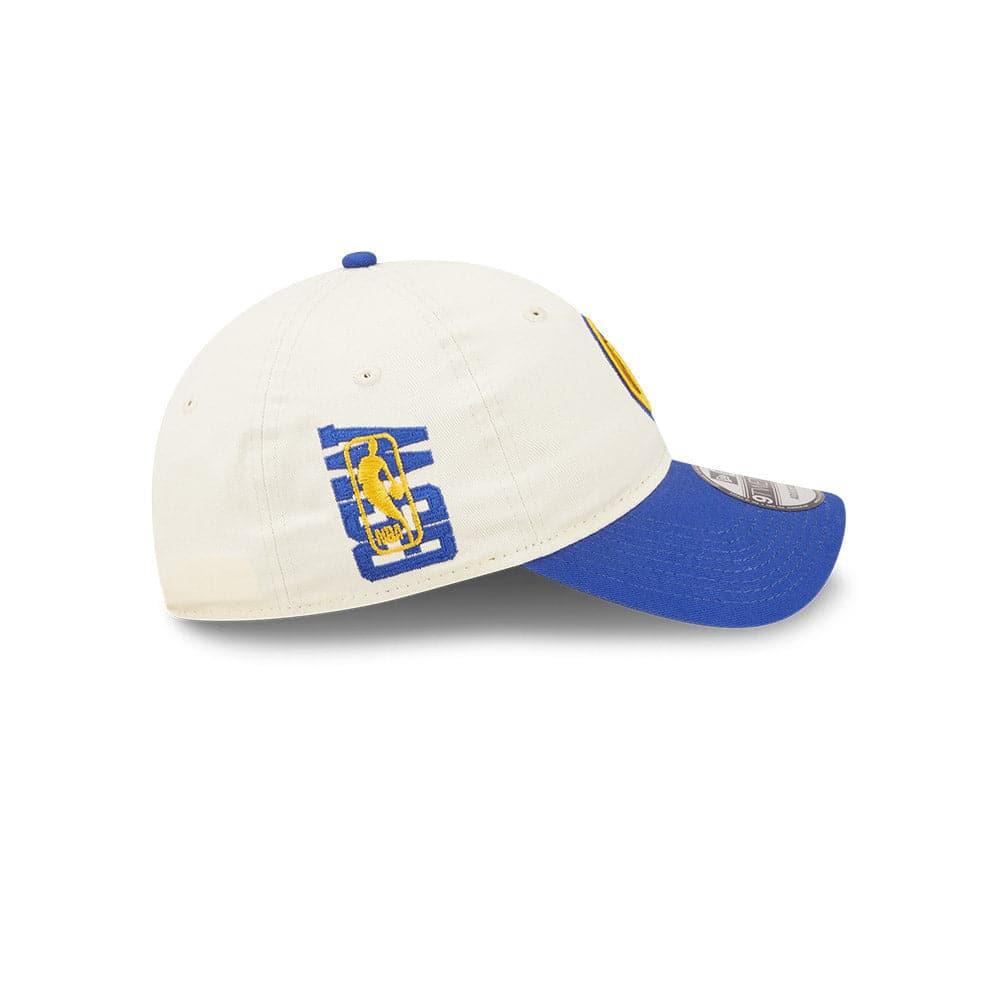 New Era Caps Golden State Warriors New Era NBA 2022 Draft 9TWENTY Strapback Hat - Cream