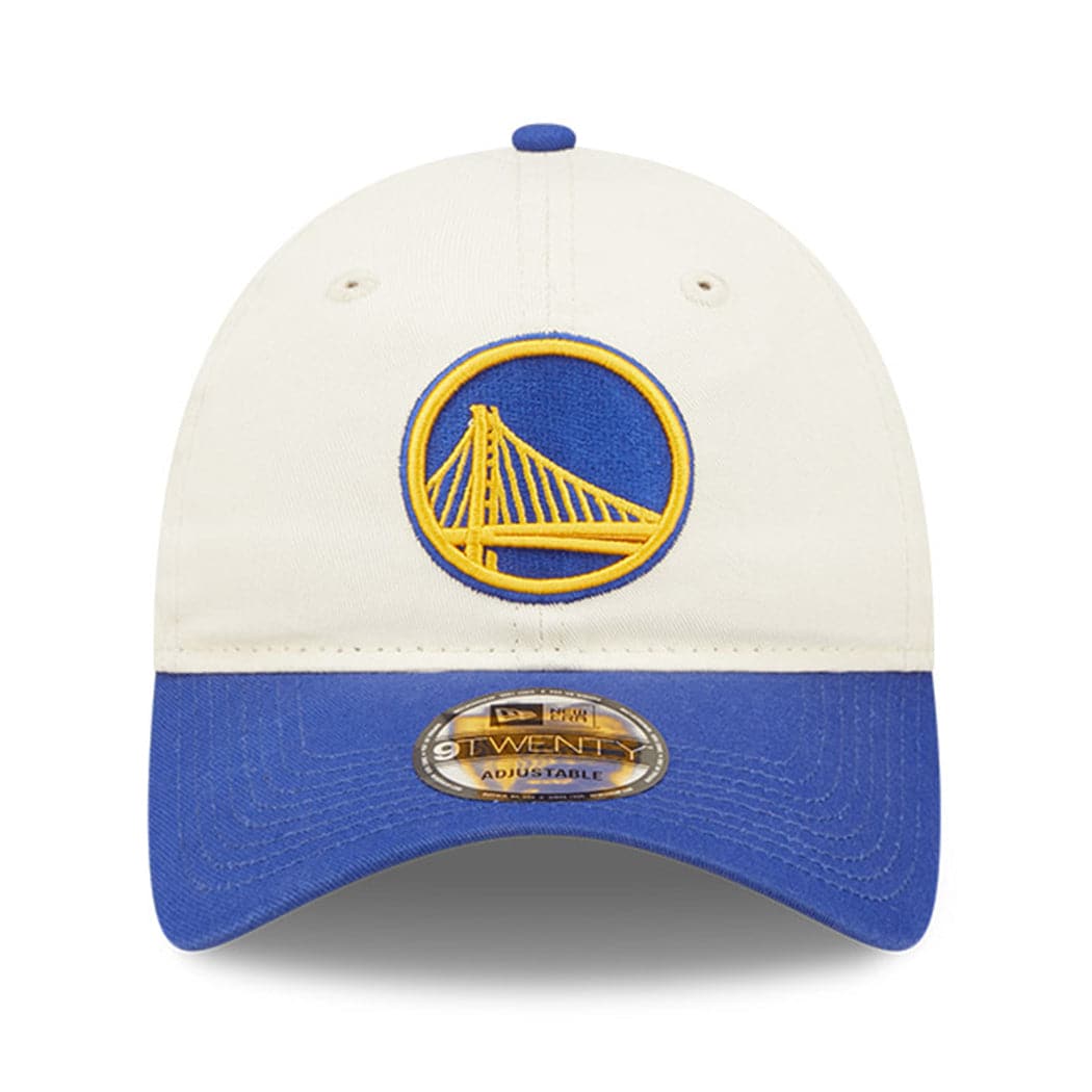 New Era Caps Golden State Warriors New Era NBA 2022 Draft 9TWENTY Strapback Hat - Cream