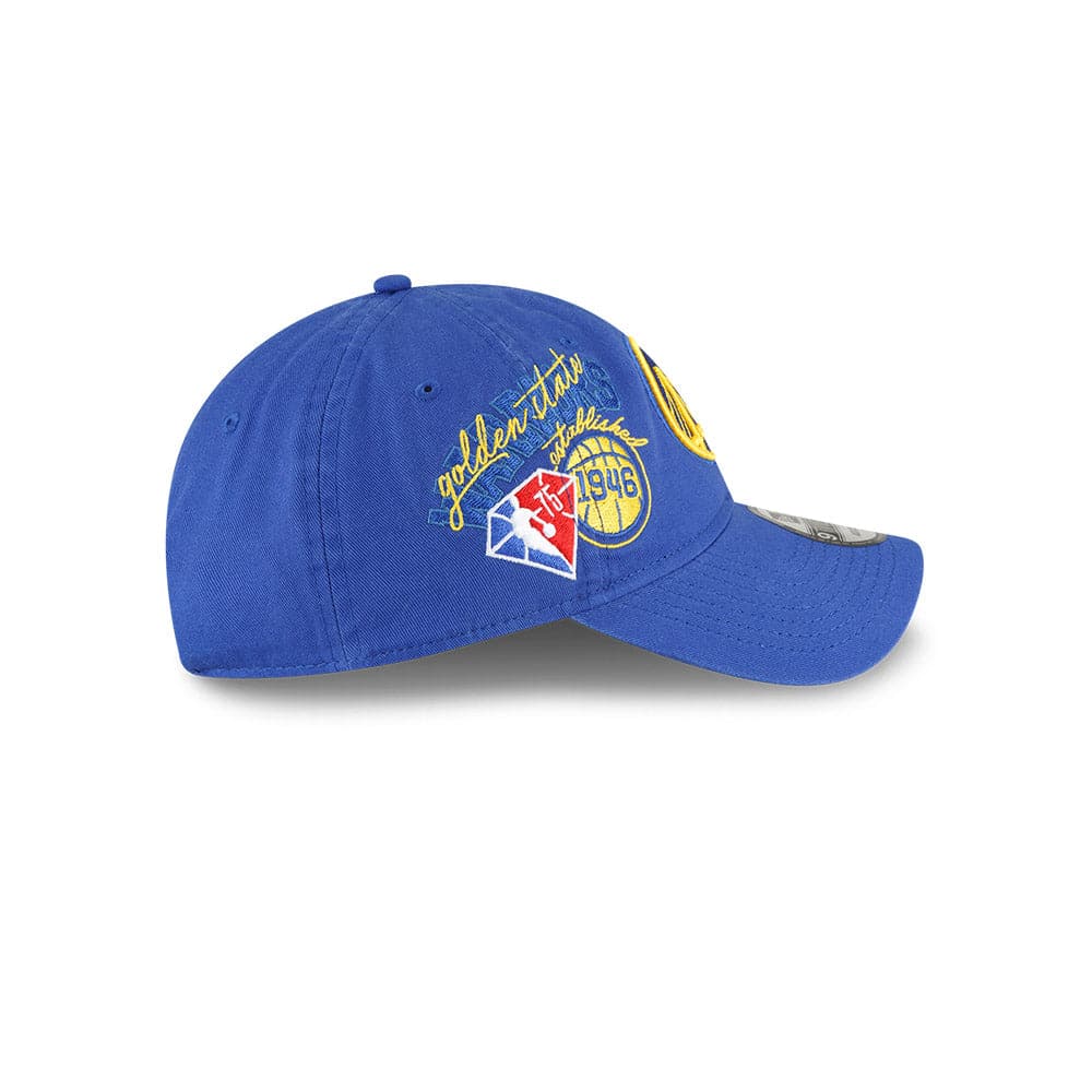 New Era Caps Golden State Warriors New Era NBA 21-22 Back Half 9TWENTY Hat - Blue