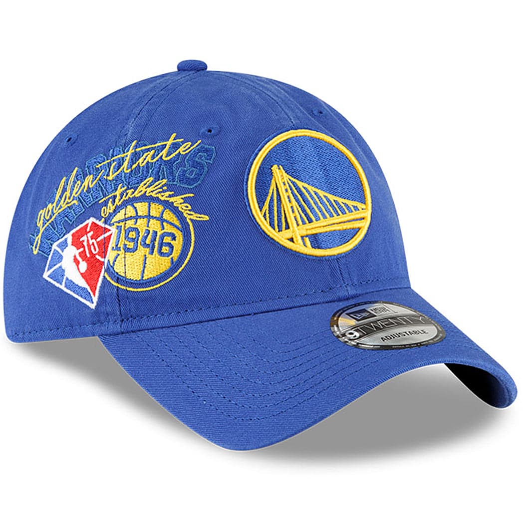 New Era Caps Golden State Warriors New Era NBA 21-22 Back Half 9TWENTY Hat - Blue