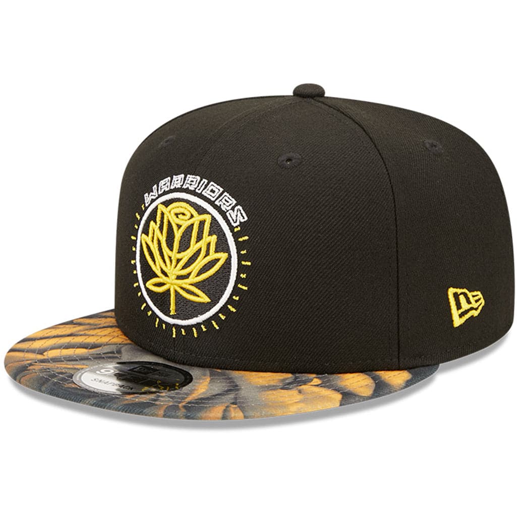 New Era Caps Golden State Warriors New Era NBA 22-23 City Edition 9FIFTY Snapback Hat - Black