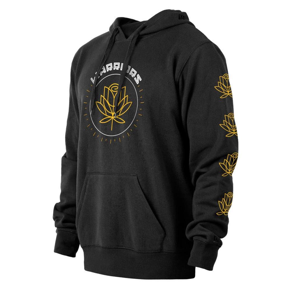 New Era Jumpers Golden State Warriors New Era NBA 22-23 City Edition Hoodie Jumper - Black