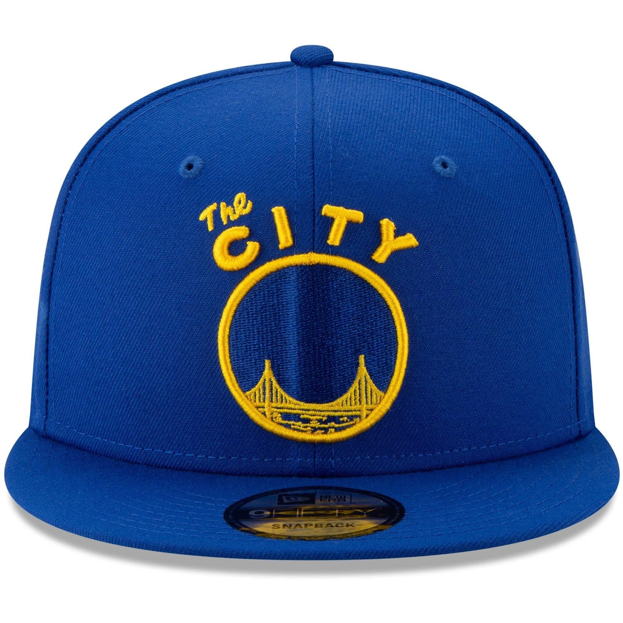 New Era Caps Golden State Warriors New Era NBA Hardwood Classics Nights 9FIFTY Snapback Hat - Blue