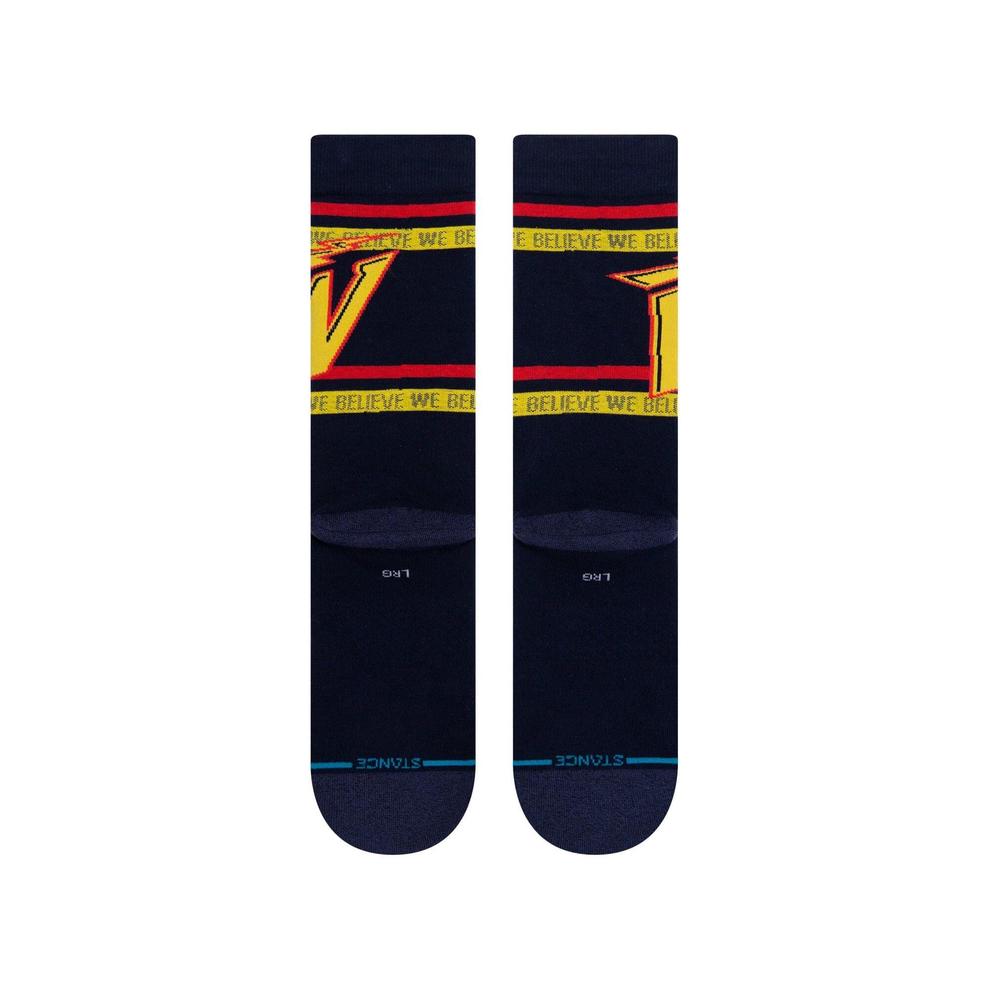Stance Socks Golden State Warriors Stance NBA 20/21 City Edition Crew Socks - Navy