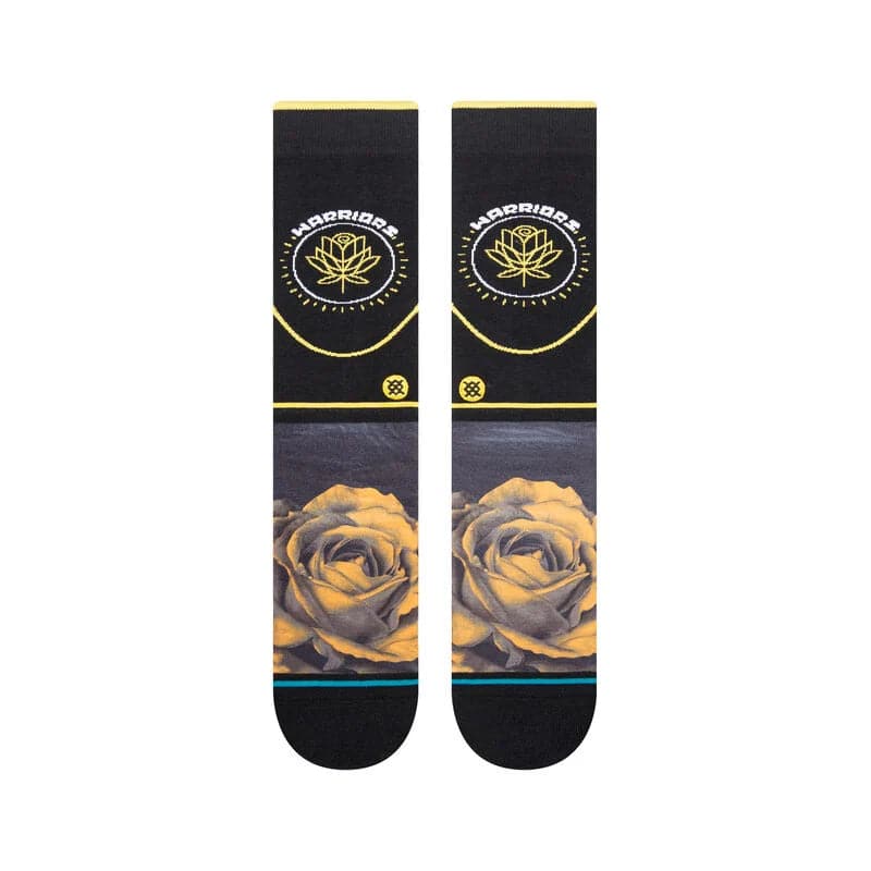 Stance Socks Large (9-12 US) Golden State Warriors Stance NBA 22-23 City Edition Crew Socks - Black