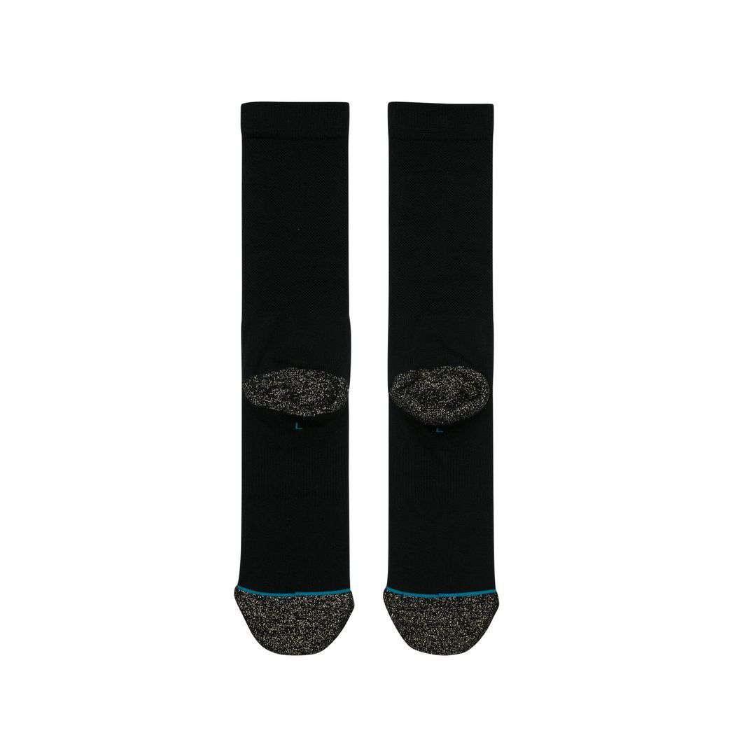 Stance Socks Golden State Warriors Stance NBA Gold Trophy Crew Socks - Black