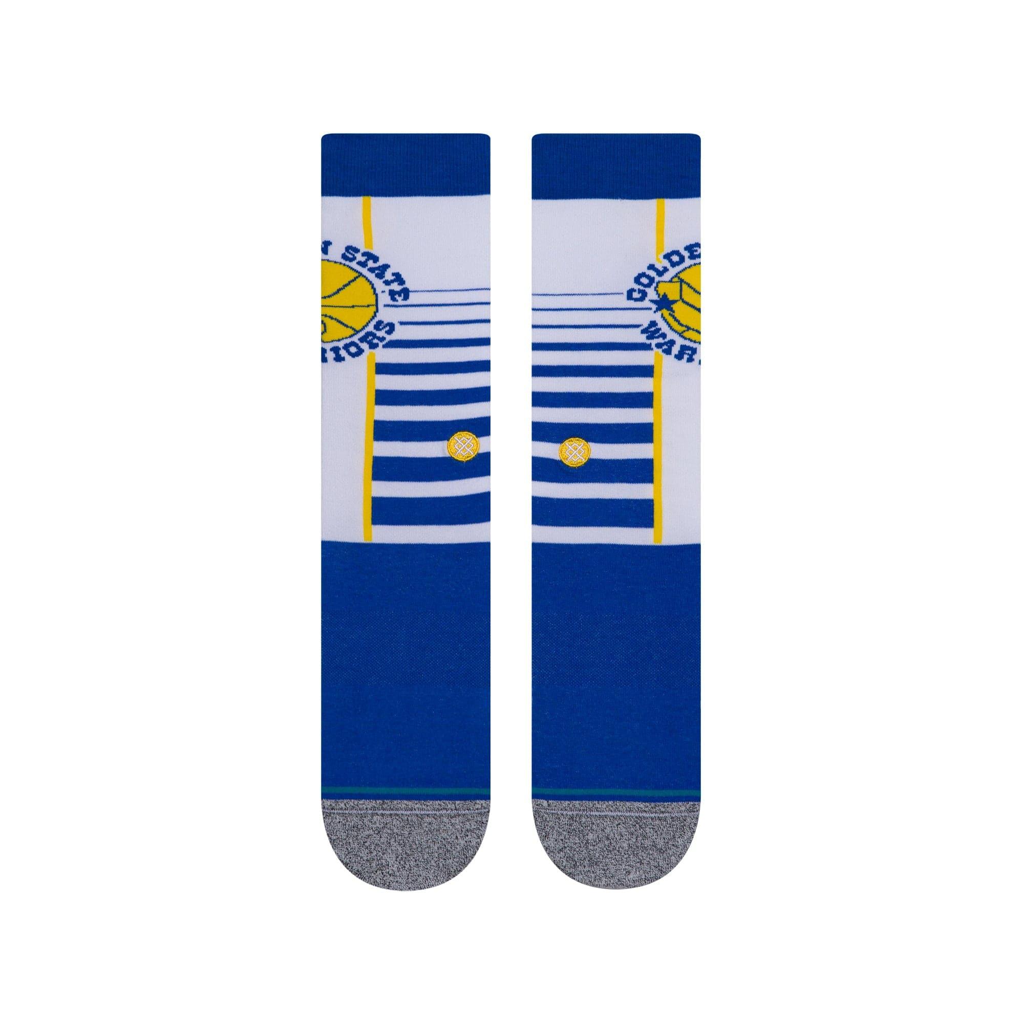 Stance Socks Golden State Warriors Stance NBA HWC Retro Gradient Crew Socks - White
