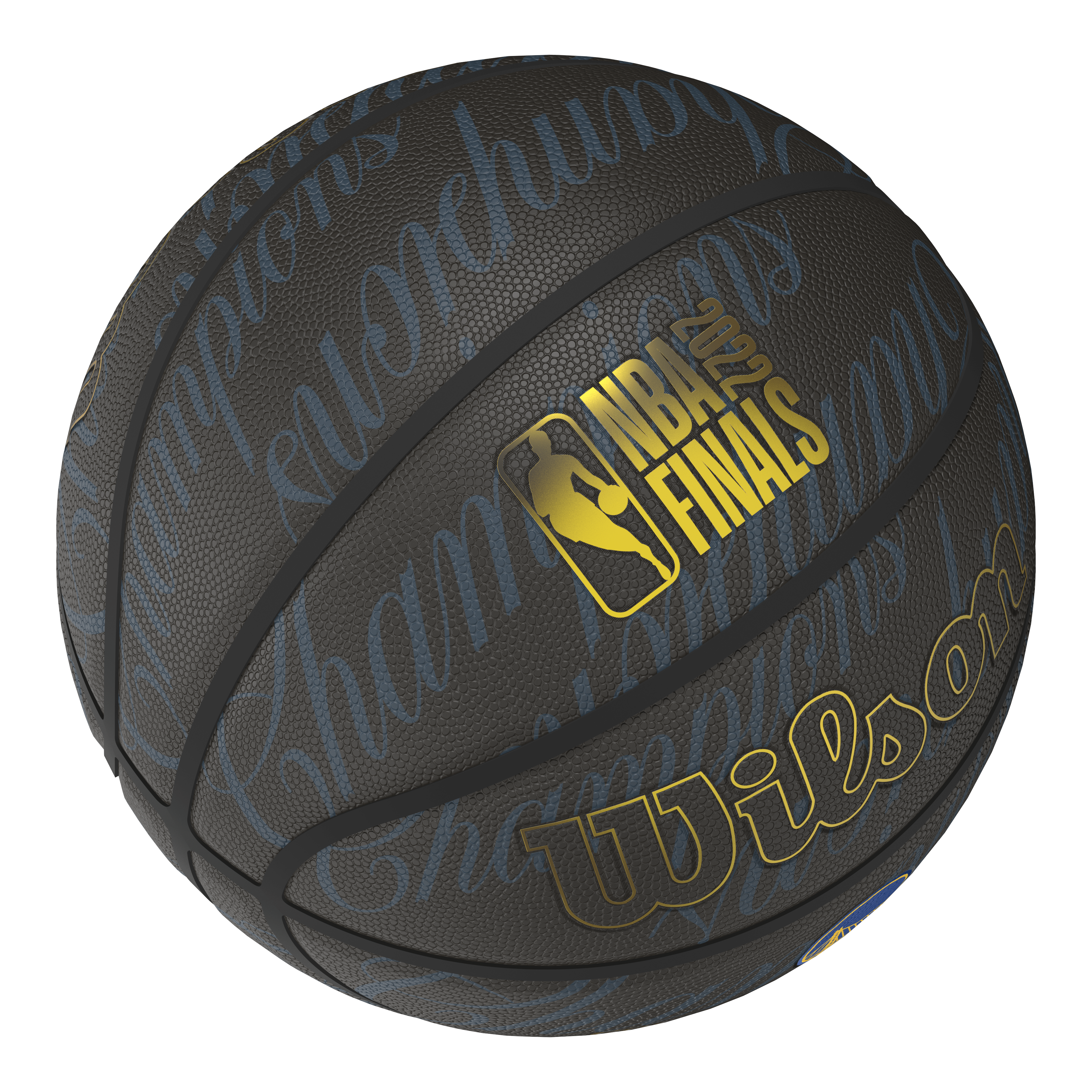 Wilson Sporting Goods Balls Golden State Warriors Wilson NBA 21-22 Champions Full Size Basketball Ball - Size 7