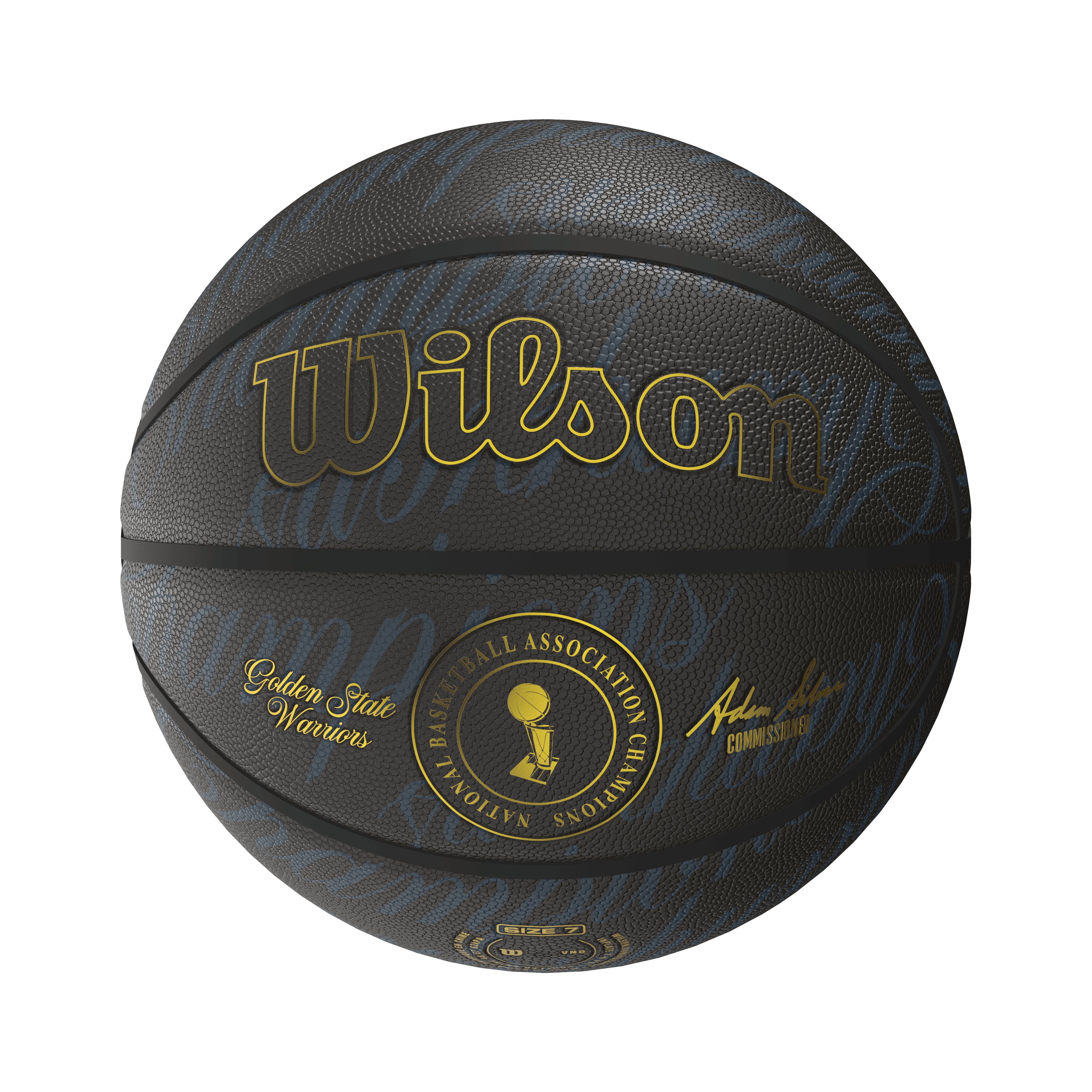Wilson Sporting Goods Balls Golden State Warriors Wilson NBA 21-22 Champions Full Size Basketball Ball - Size 7
