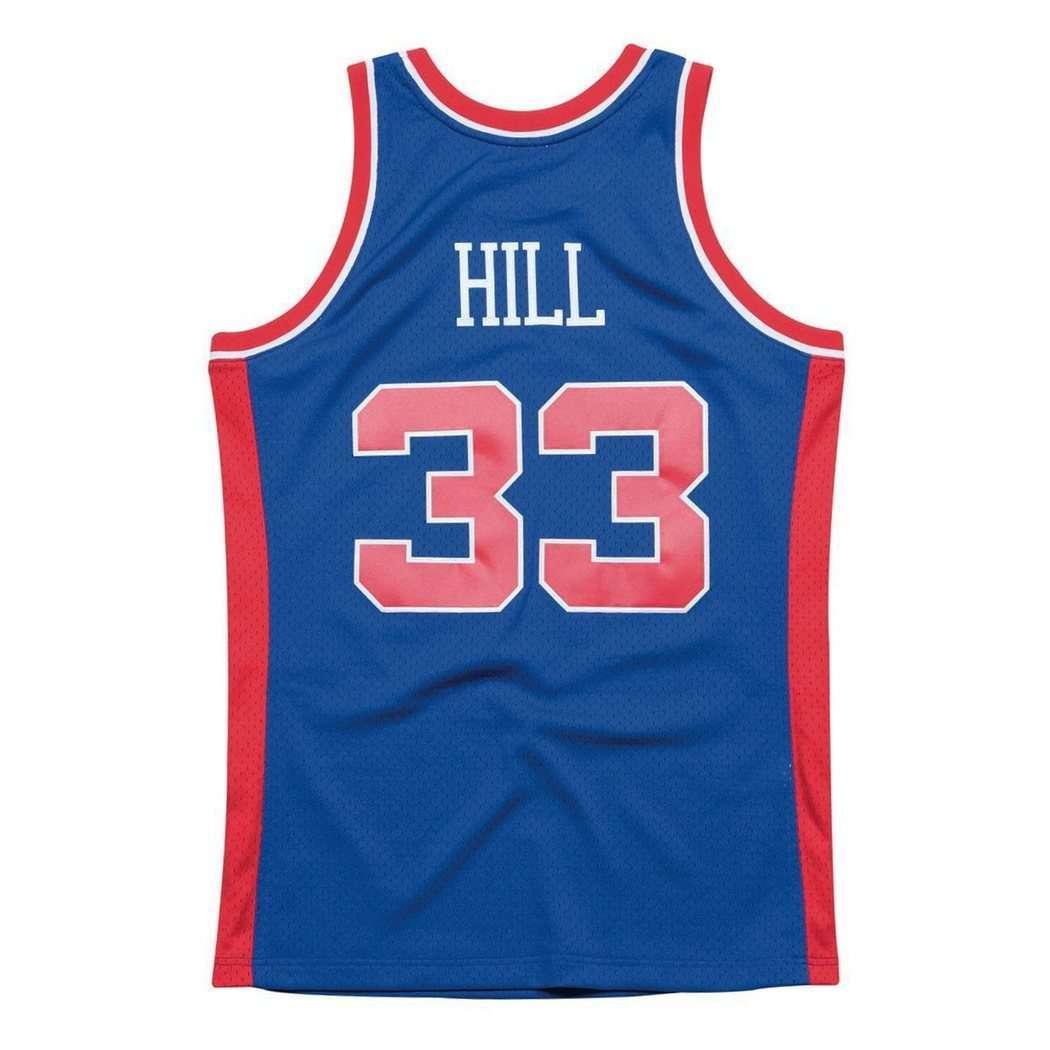 Mitchell And Ness Jerseys Grant Hill Detroit Pistons Mitchell & Ness NBA 95-96 Swingman Jersey - Blue