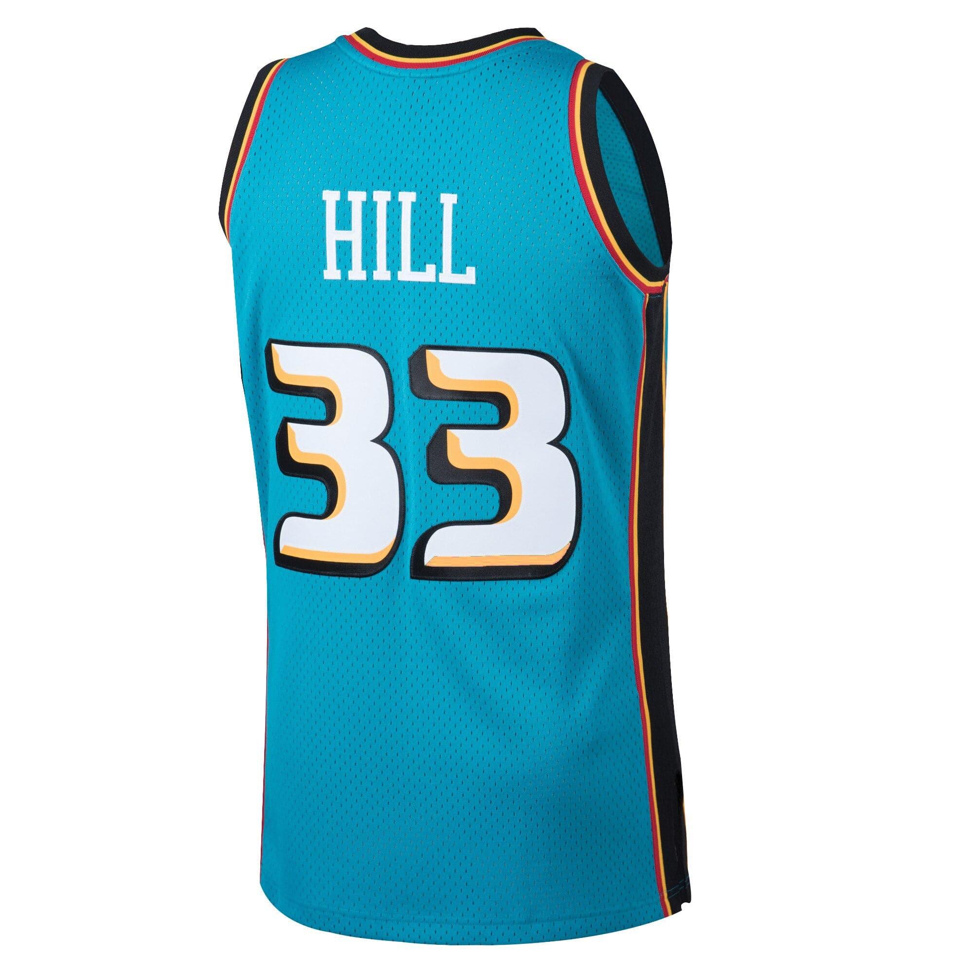 Mitchell And Ness Jerseys Grant Hill Detroit Pistons Mitchell & Ness NBA 98-99 Swingman Jersey - Teal