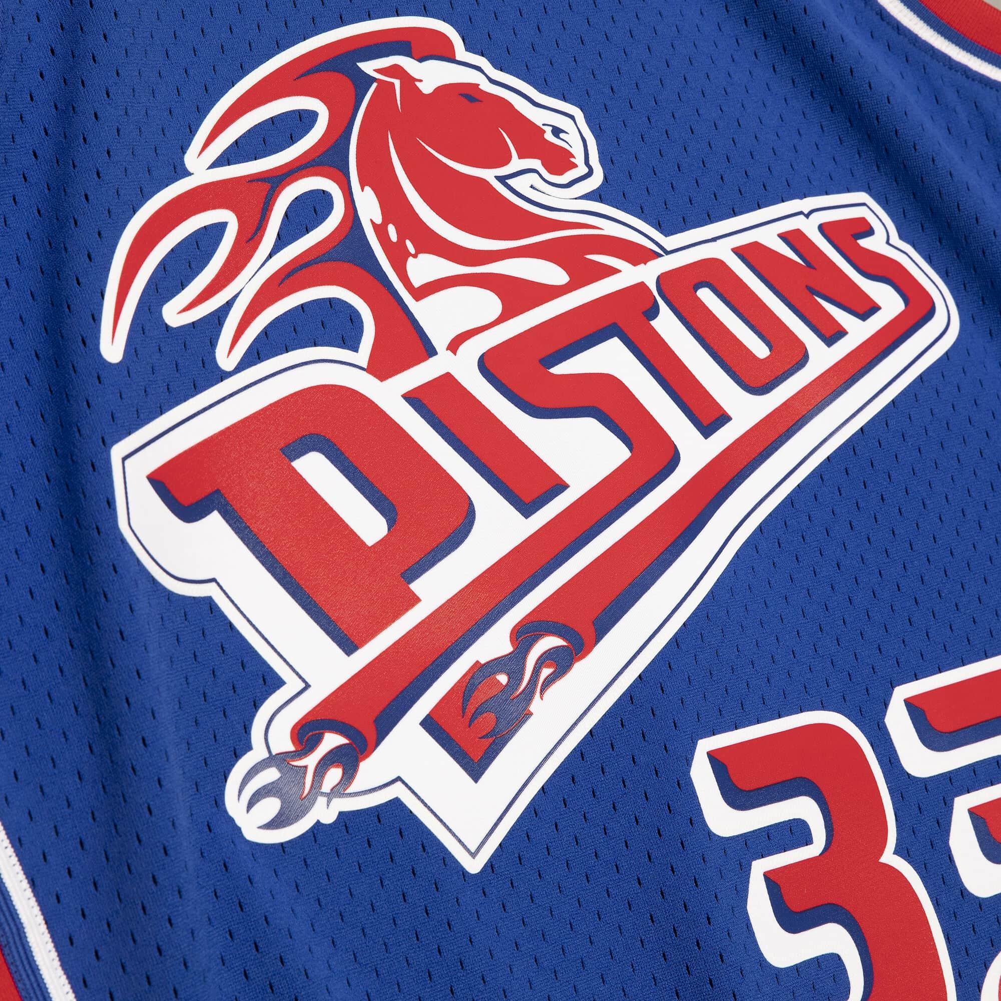 Mitchell And Ness Jerseys Grant Hill Detroit Pistons Mitchell & Ness NBA Reload 2.0 98-99 Swingman Jersey - Blue