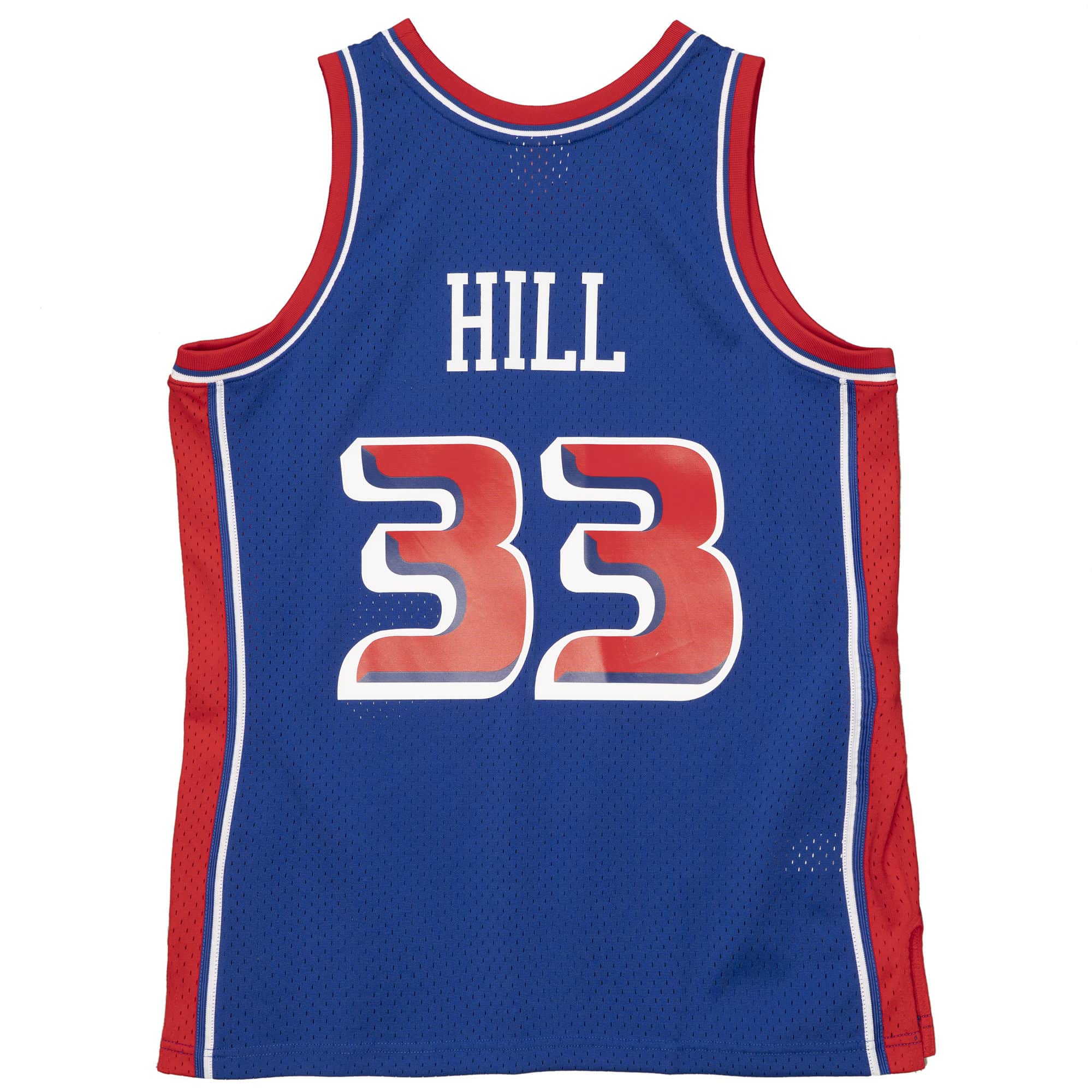 Mitchell And Ness Jerseys Grant Hill Detroit Pistons Mitchell & Ness NBA Reload 2.0 98-99 Swingman Jersey - Blue