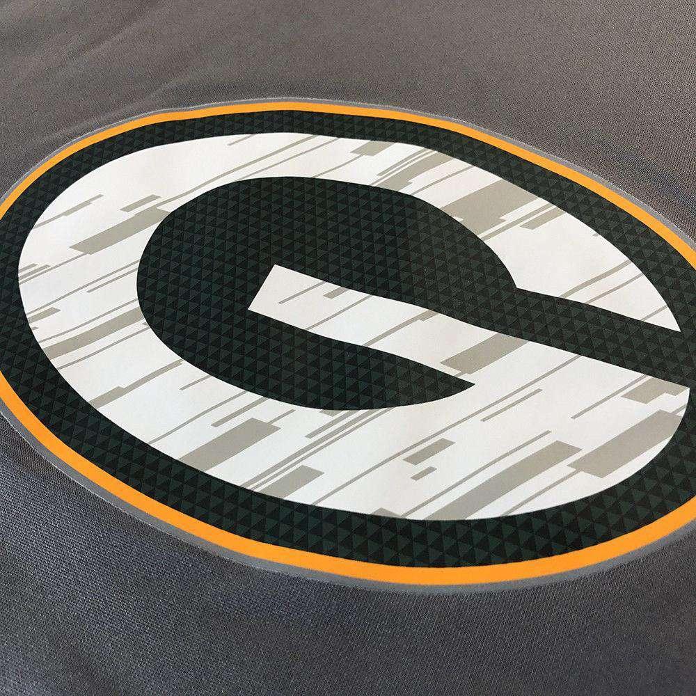 Majestic Athletic Jumpers Green Bay Packers Majestic NFL Armor Performance Hoodie Jumper - Grey