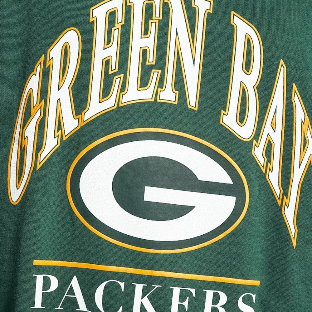 Majestic Athletic Jumpers Green Bay Packers Majestic NFL Vintage Arch Crew Jumper - Faded Green
