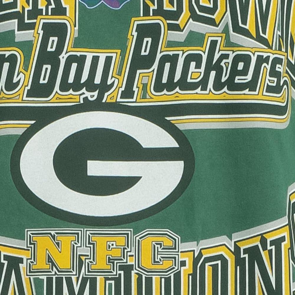 Mitchell And Ness T-Shirts Green Bay Packers Mitchell & Ness NFL Super Bowl Champs Vintage T-Shirt - Vintage Green