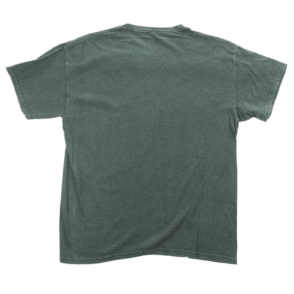 Mitchell And Ness T-Shirts Green Bay Packers Mitchell & Ness NFL Throwback Crest Vintage T-Shirt - Faded Green