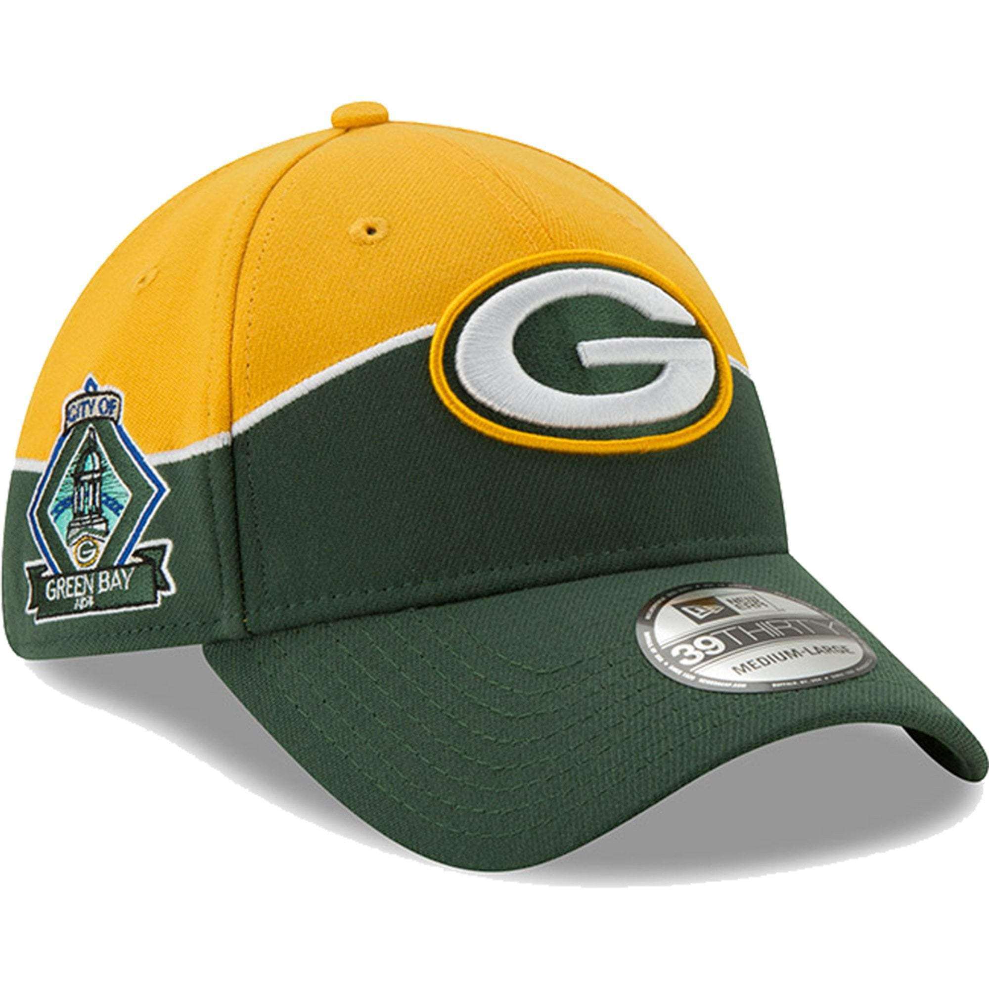 New Era Caps Green Bay Packers New Era 2019 NFL Draft 39THIRTY Stretch-Fit Hat - Green