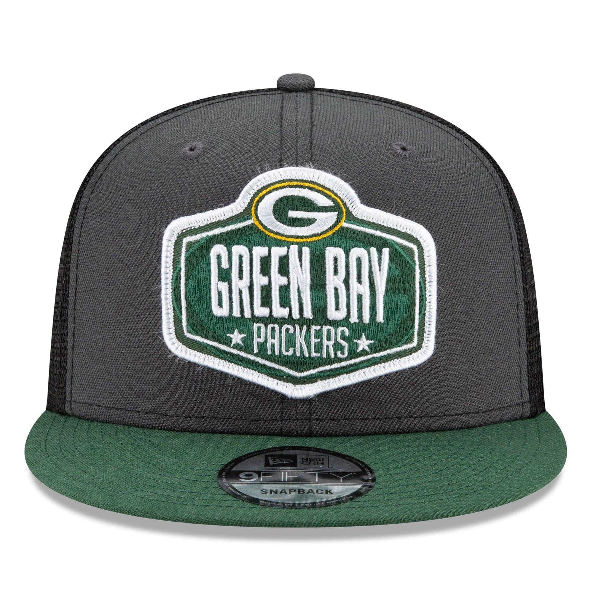 New Era Caps Green Bay Packers New Era 2021 NFL Draft 9FIFTY Snapback Hat - Graphite