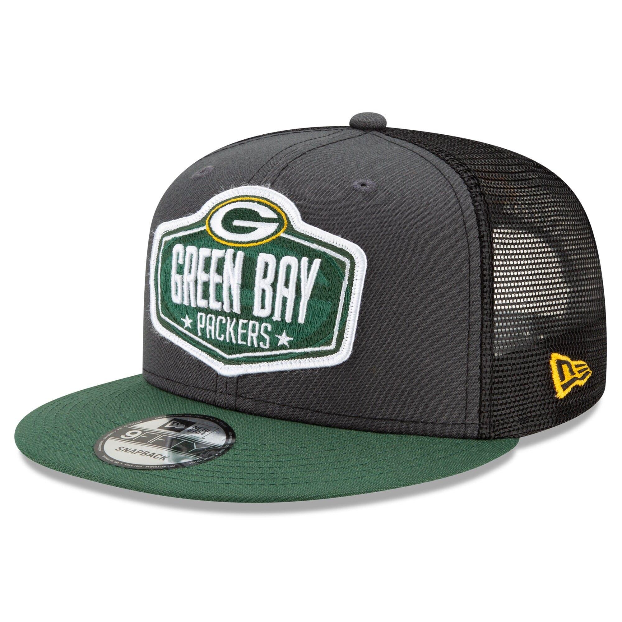 New Era Caps Green Bay Packers New Era 2021 NFL Draft 9FIFTY Snapback Hat - Graphite
