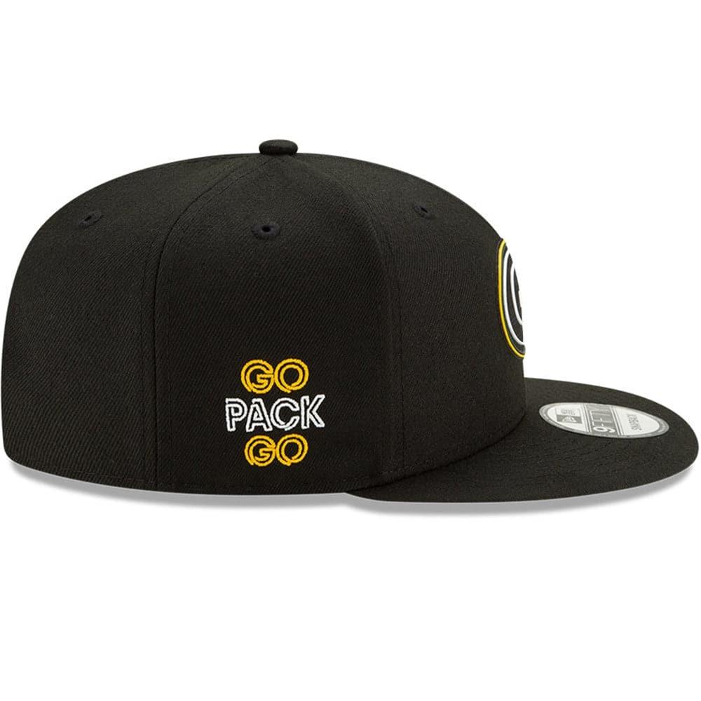 New Era Caps Green Bay Packers New Era NFL 2020 Draft 9FIFTY Snapback Hat - Black