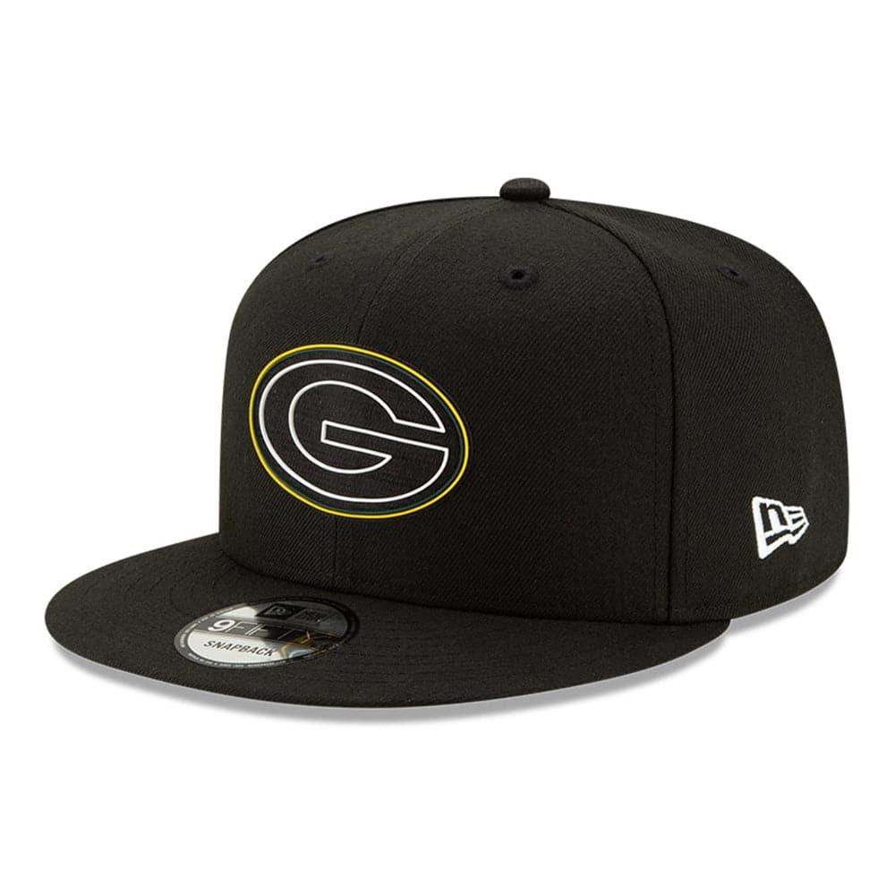 New Era Caps Green Bay Packers New Era NFL 2020 Draft 9FIFTY Snapback Hat - Black