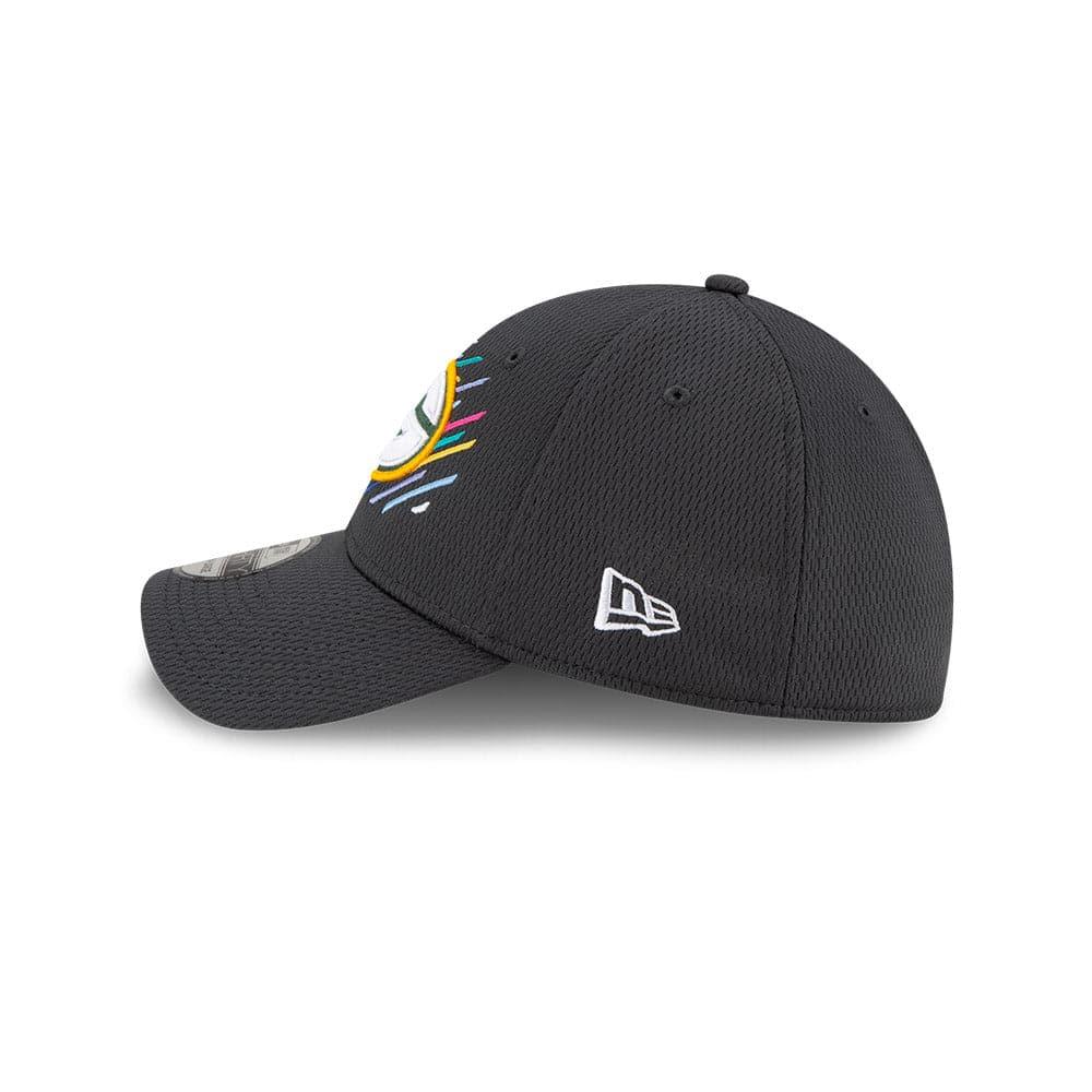 New Era Caps Green Bay Packers New Era NFL 2021 Crucial Catch 39THIRTY Flex Fit Hat - Steel