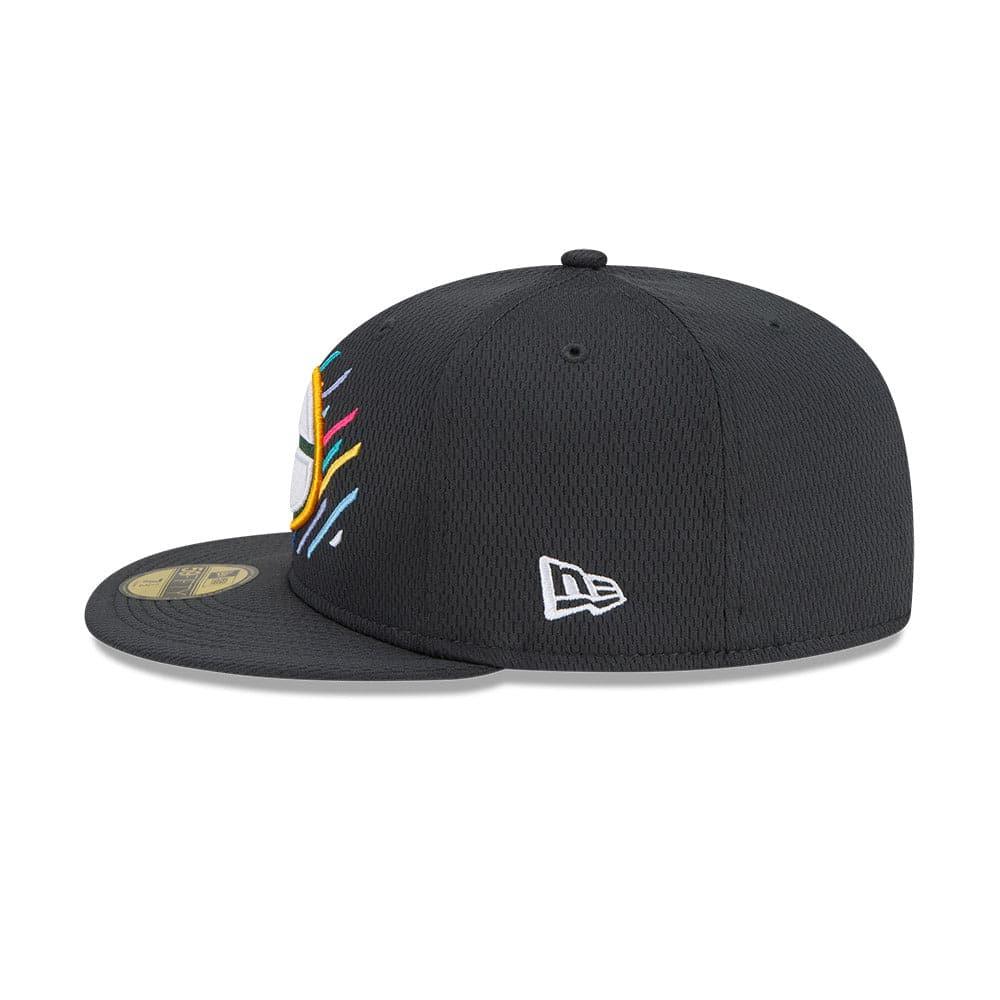 New Era Caps Green Bay Packers New Era NFL 2021 Crucial Catch 59FIFTY Fitted Hat - Steel