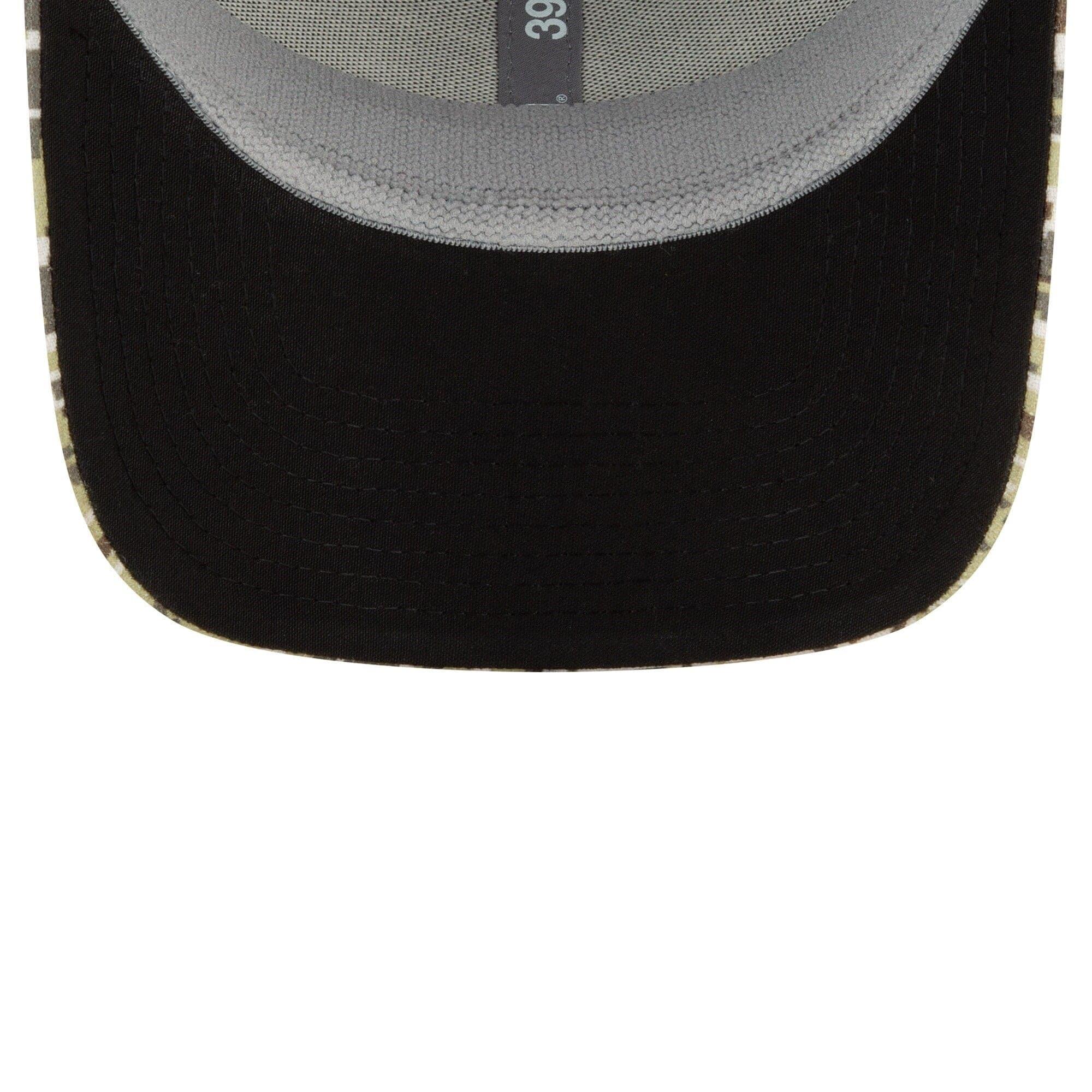 New Era Caps Green Bay Packers New Era NFL 2021 Salute To Service 39THIRTY Flex Fit Hat - Black