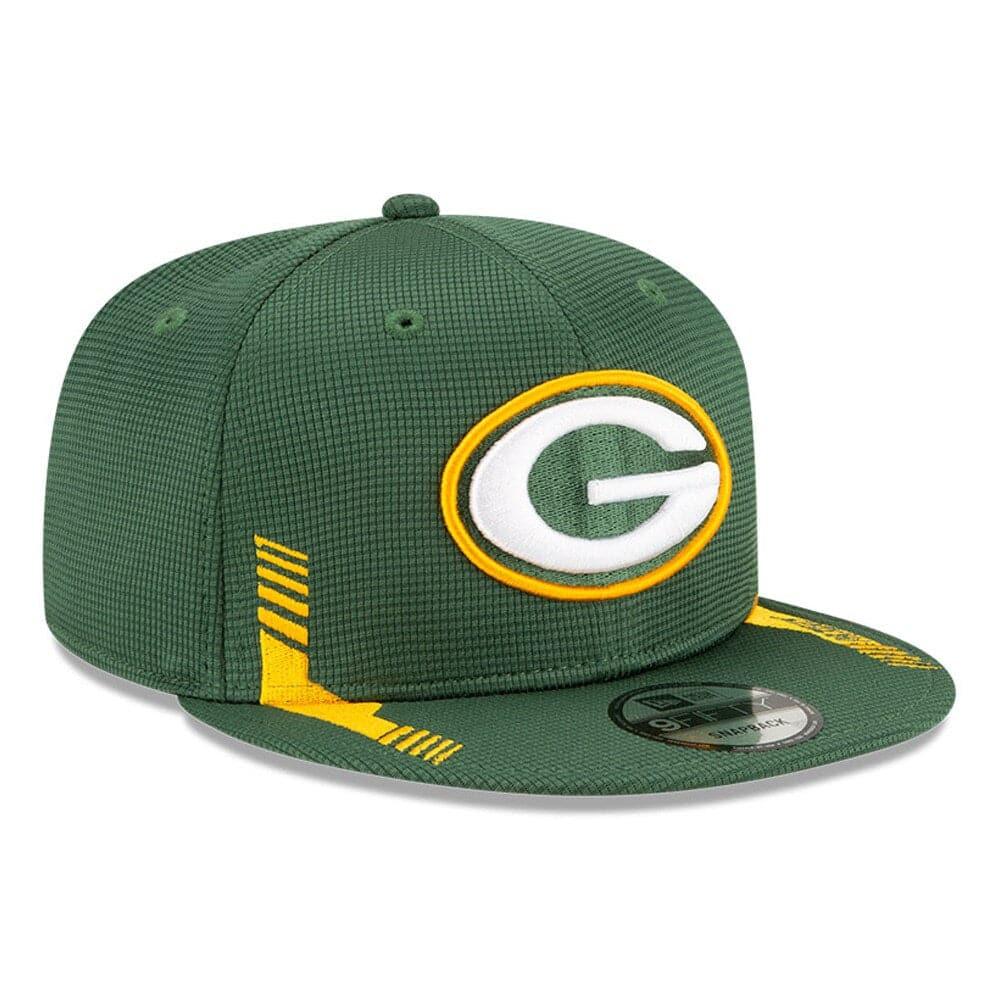 New Era Caps Green Bay Packers New Era NFL 2021 Sideline Home 9FIFTY Snapback Hat - Green