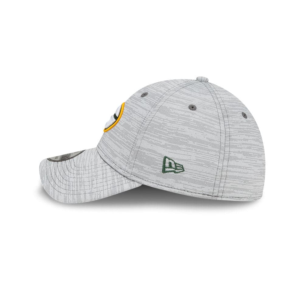 New Era Caps Green Bay Packers New Era NFL 22 Training Camp Coach 39THIRTY Stretch Fit Hat - Grey