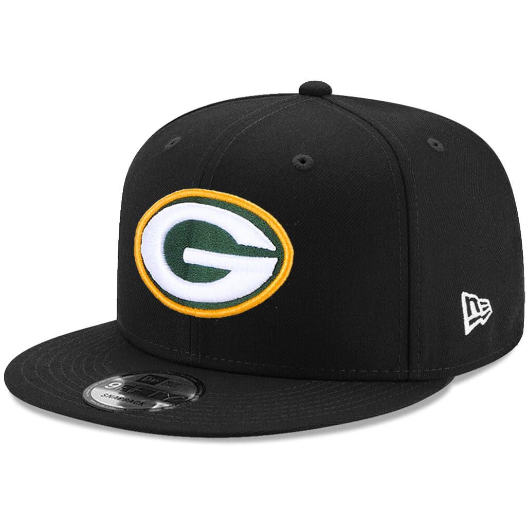 New Era Caps Green Bay Packers New Era NFL Team 9FIFTY Snapback Hat - Black