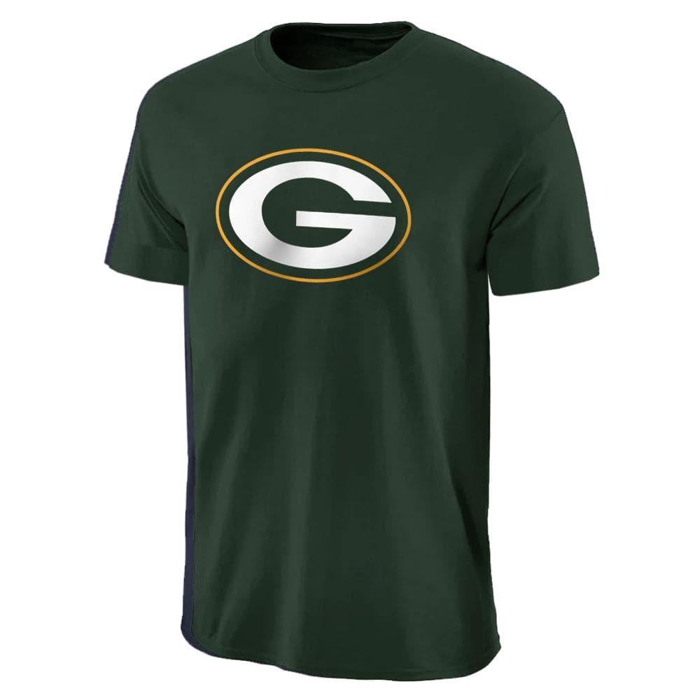 NFL Team Apparel T-Shirts Green Bay Packers NFL Team Apparel Prism Logo T-Shirt - Green