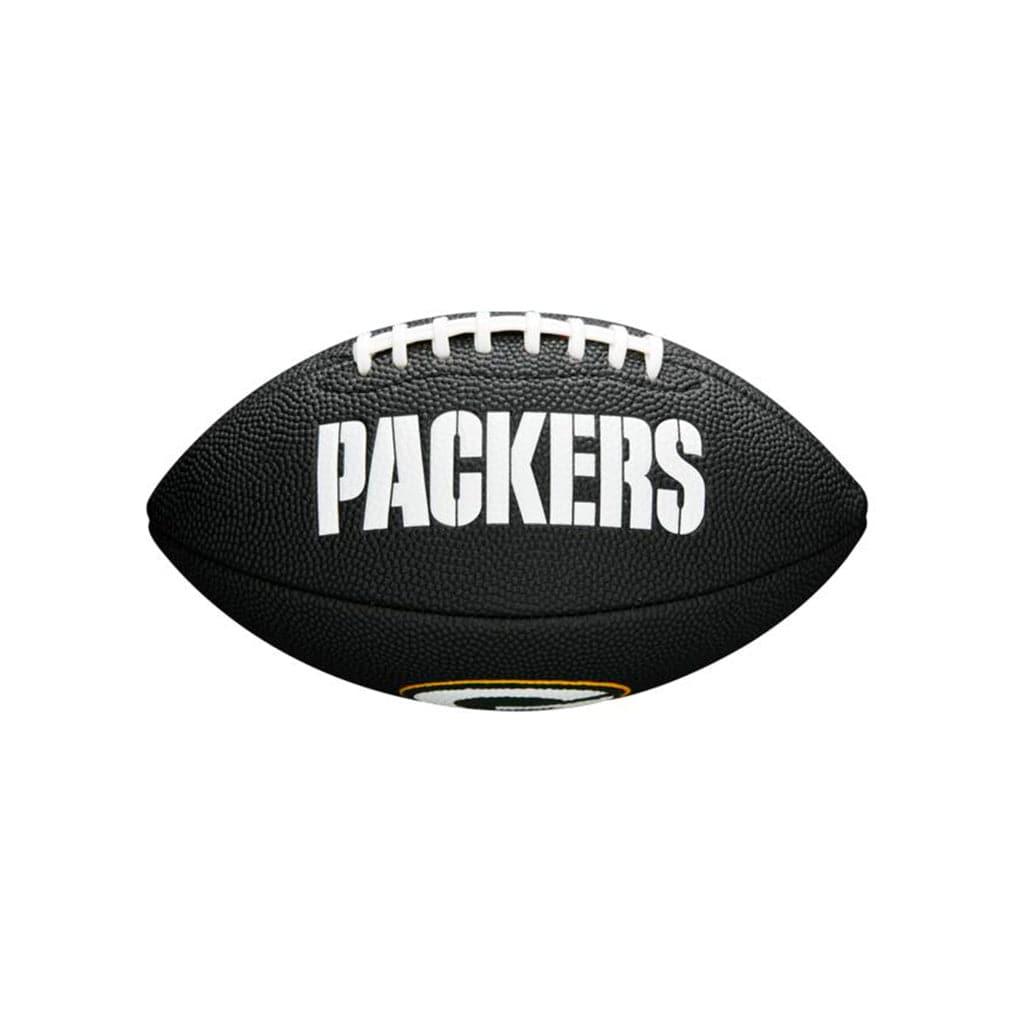 Wilson Sporting Goods Balls Green Bay Packers Wilson NFL Mini Size Team Football - Black