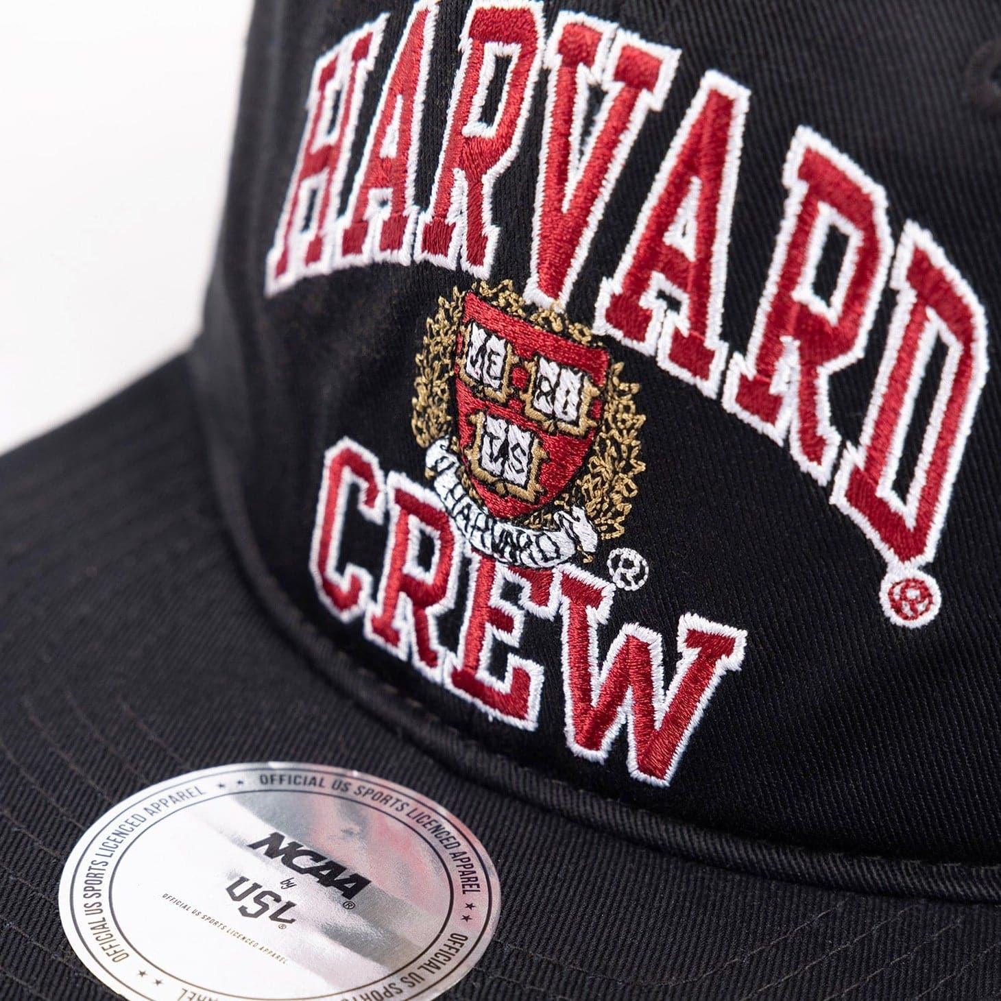 NCAA Branded Caps Harvard Crimson NCAA Team Arch Deadstock Snapback Hat - Black